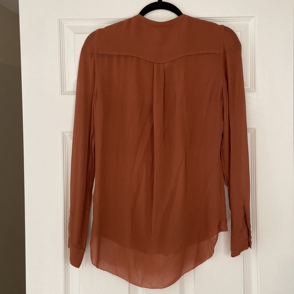 Aritzia blouse, 100% silk button up - Picture 4 of 4